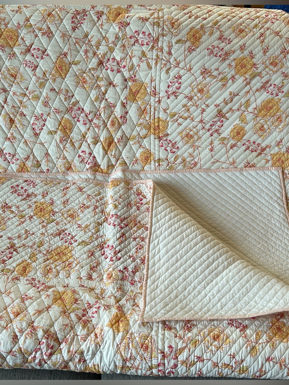*RETIRED* New! LOLLIA Margot Elena Floral Quilted Comforter 69”x86” TWIN